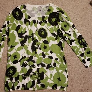 August silk cardigan